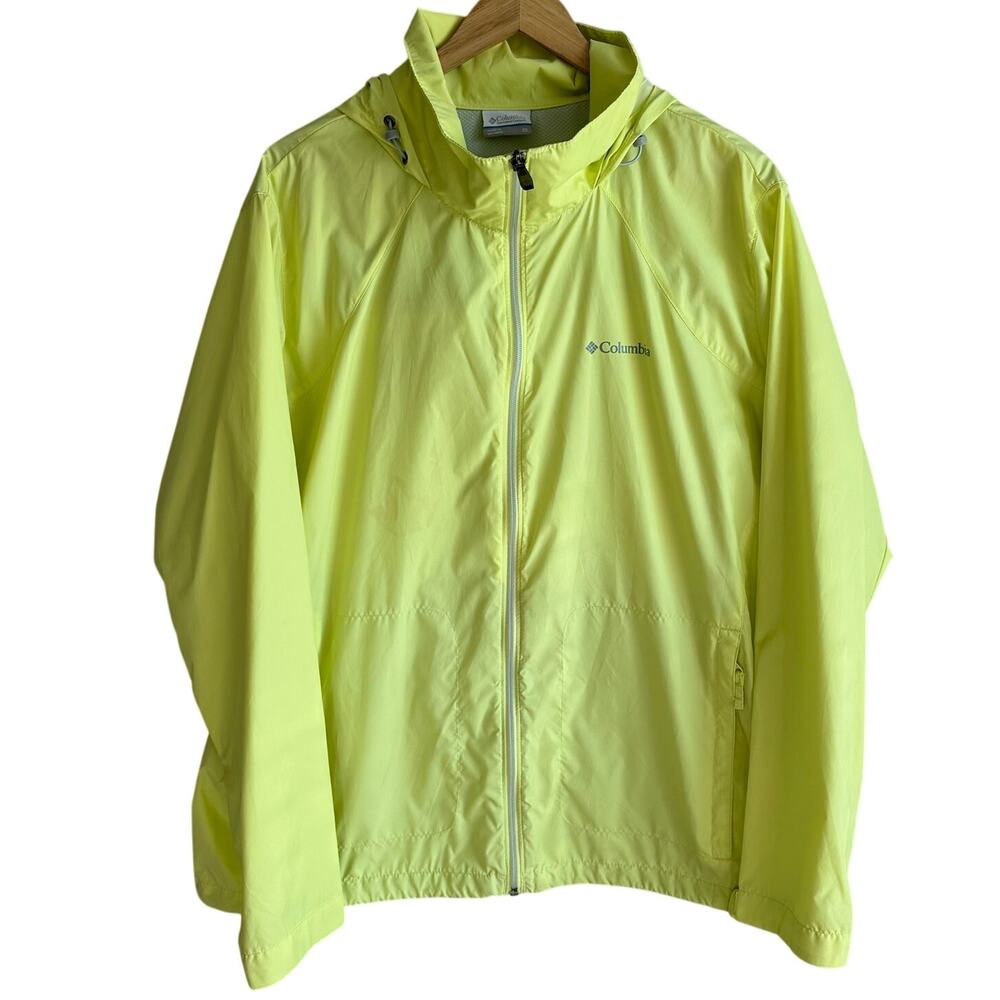 Columbia Switchback II Jacket Lime Yellow Green 2X
